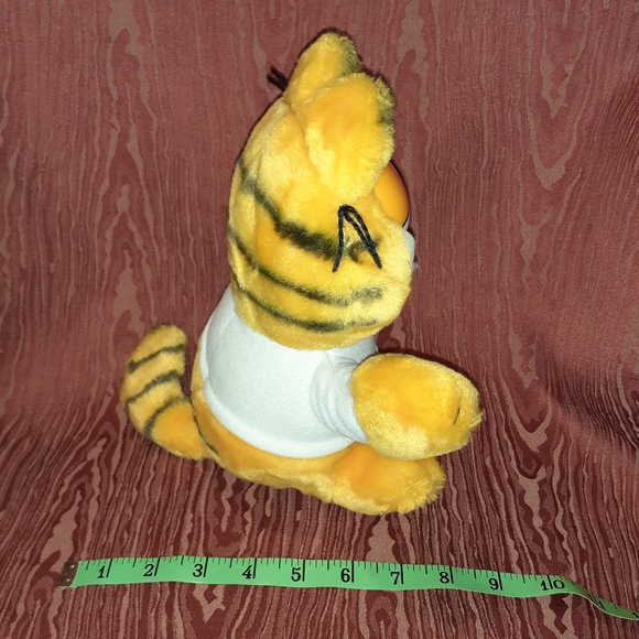 Dankin Garfield Plush Stuffed Animal AM I COOL OR WHAT White T-Shirt - Picture 7 of 8